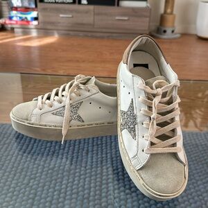 Golden Goose Hi Star sneakers. Deluxe edition. Worn
